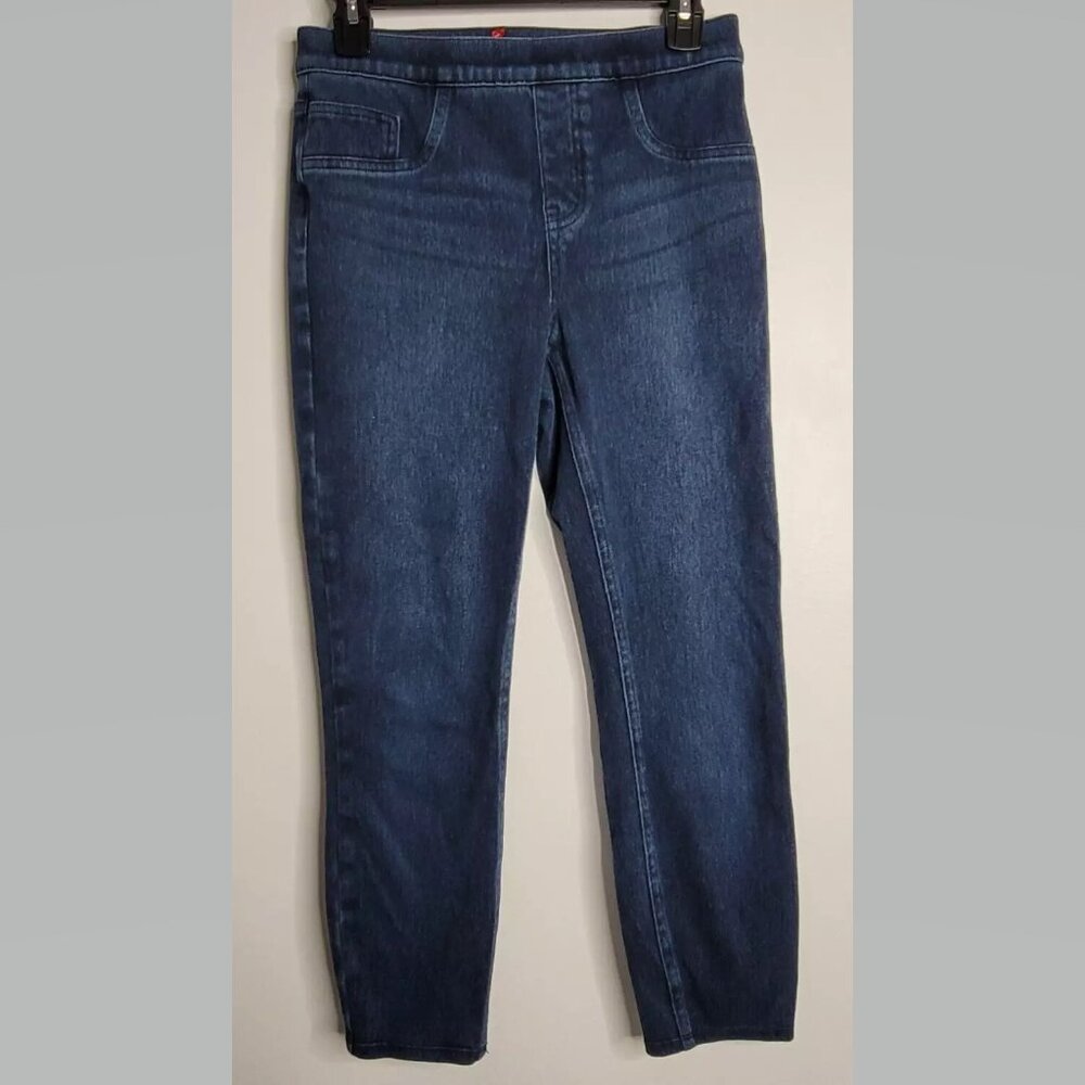 SPANX Womens Leggings‎ Medium Cropped Jean-ish Blue Size M #20114R